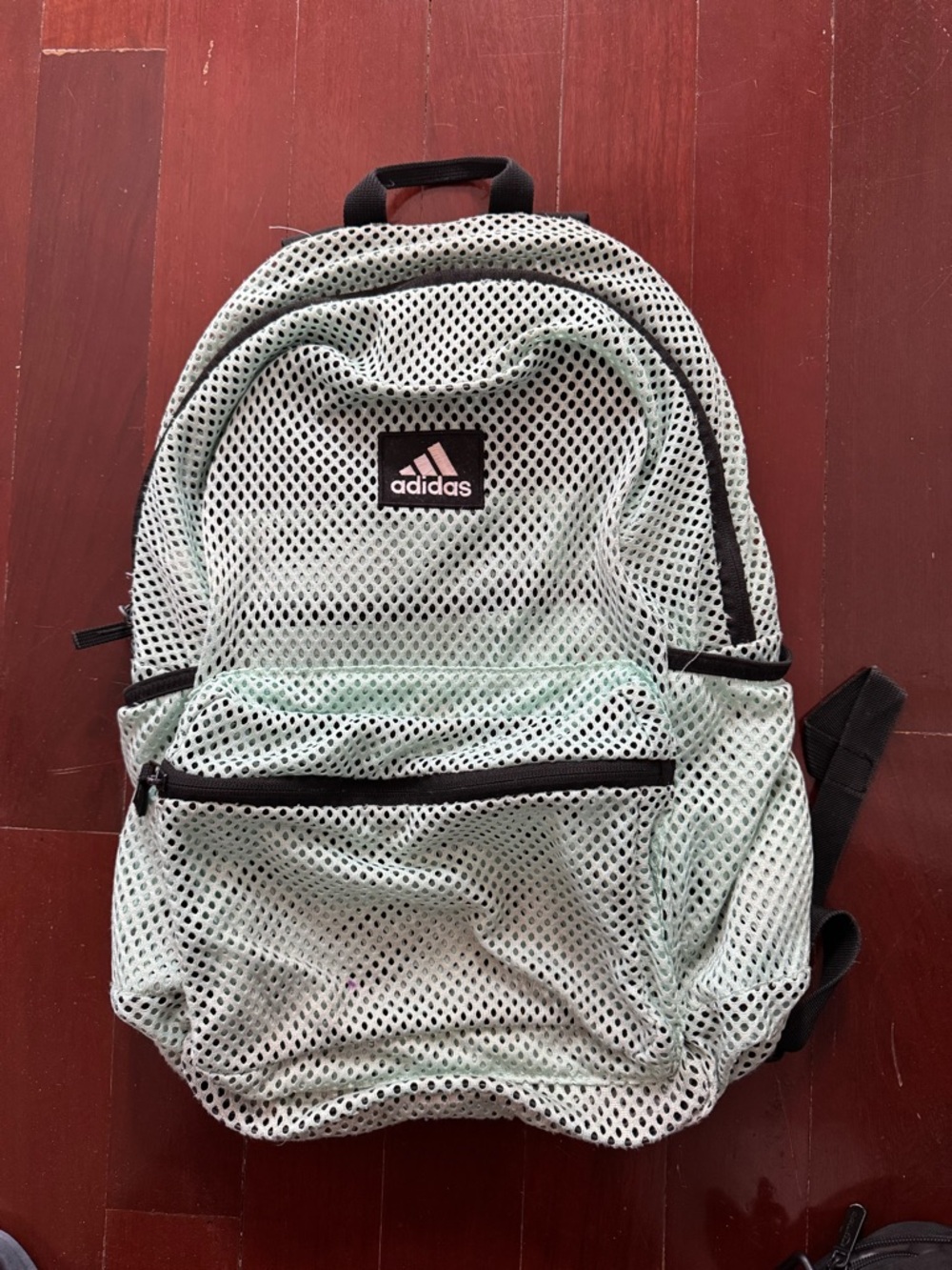 Adidas Mint Green Mesh Backpack standard size